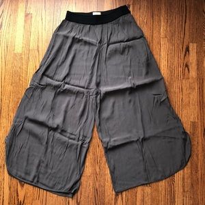 Anthropologie culottes gray